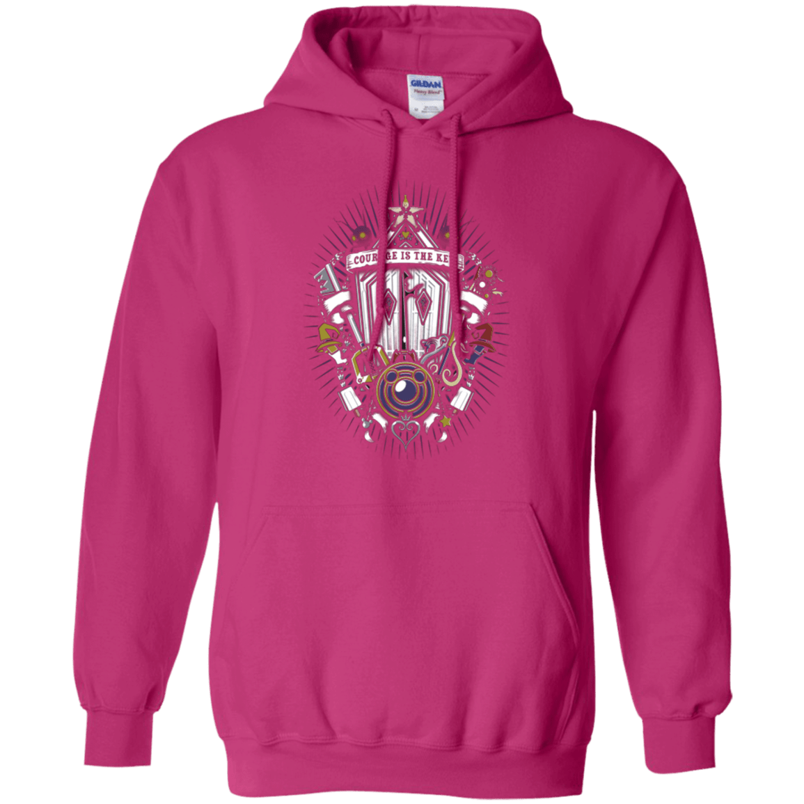 Sweatshirts Heliconia / Small Kingdom & Hearts Crest Pullover Hoodie