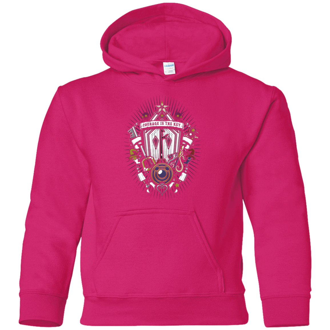 Sweatshirts Heliconia / YS Kingdom & Hearts Crest Youth Hoodie