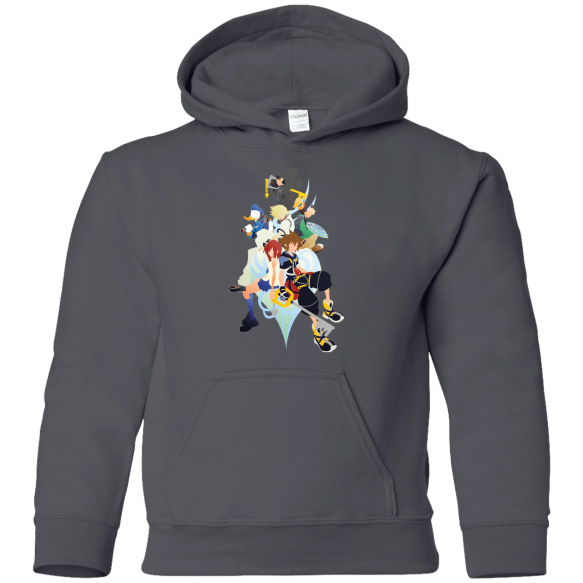 Sweatshirts Charcoal / YS Kingdom Hearts Youth Hoodie