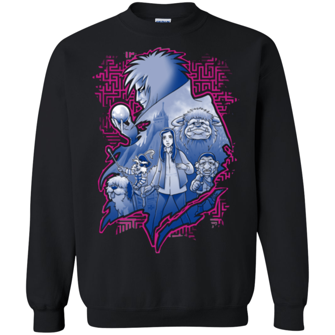 Sweatshirts Black / Small Kings Labyrinth Crewneck Sweatshirt