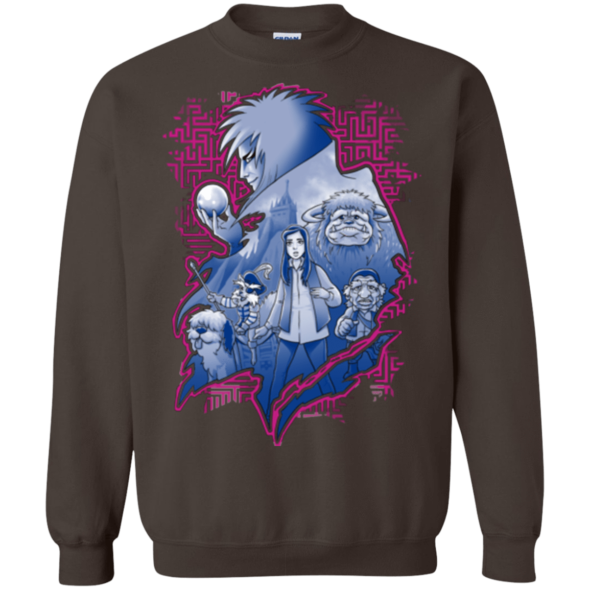 Sweatshirts Dark Chocolate / Small Kings Labyrinth Crewneck Sweatshirt