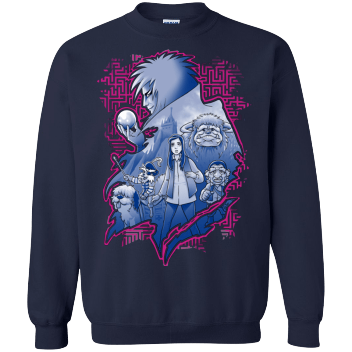 Sweatshirts Navy / Small Kings Labyrinth Crewneck Sweatshirt