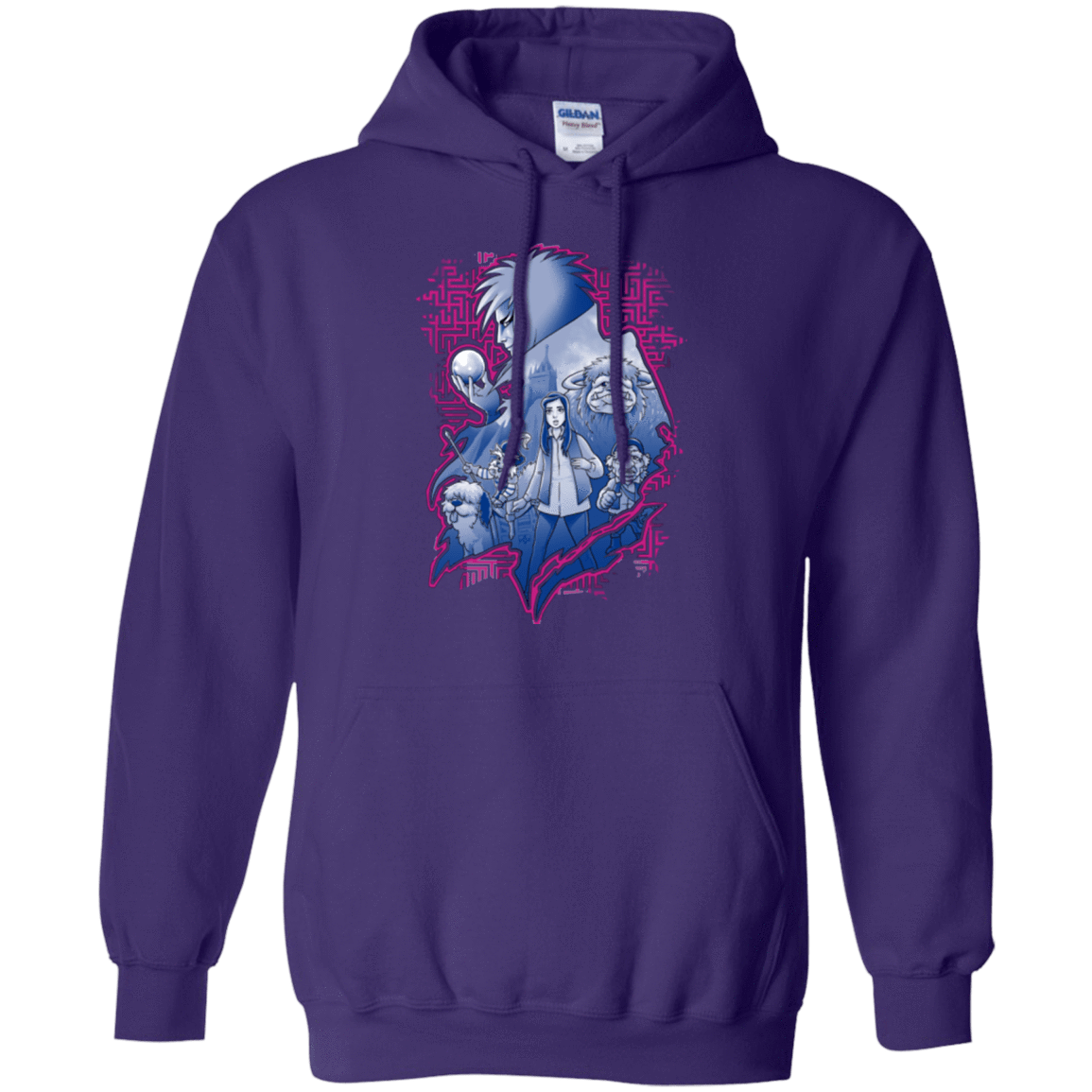 Sweatshirts Purple / Small Kings Labyrinth Pullover Hoodie