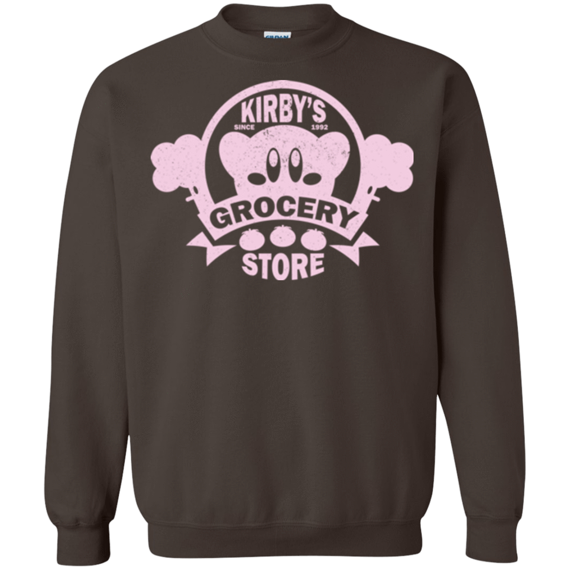 Sweatshirts Dark Chocolate / Small Kirbys Grocery Store Crewneck Sweatshirt