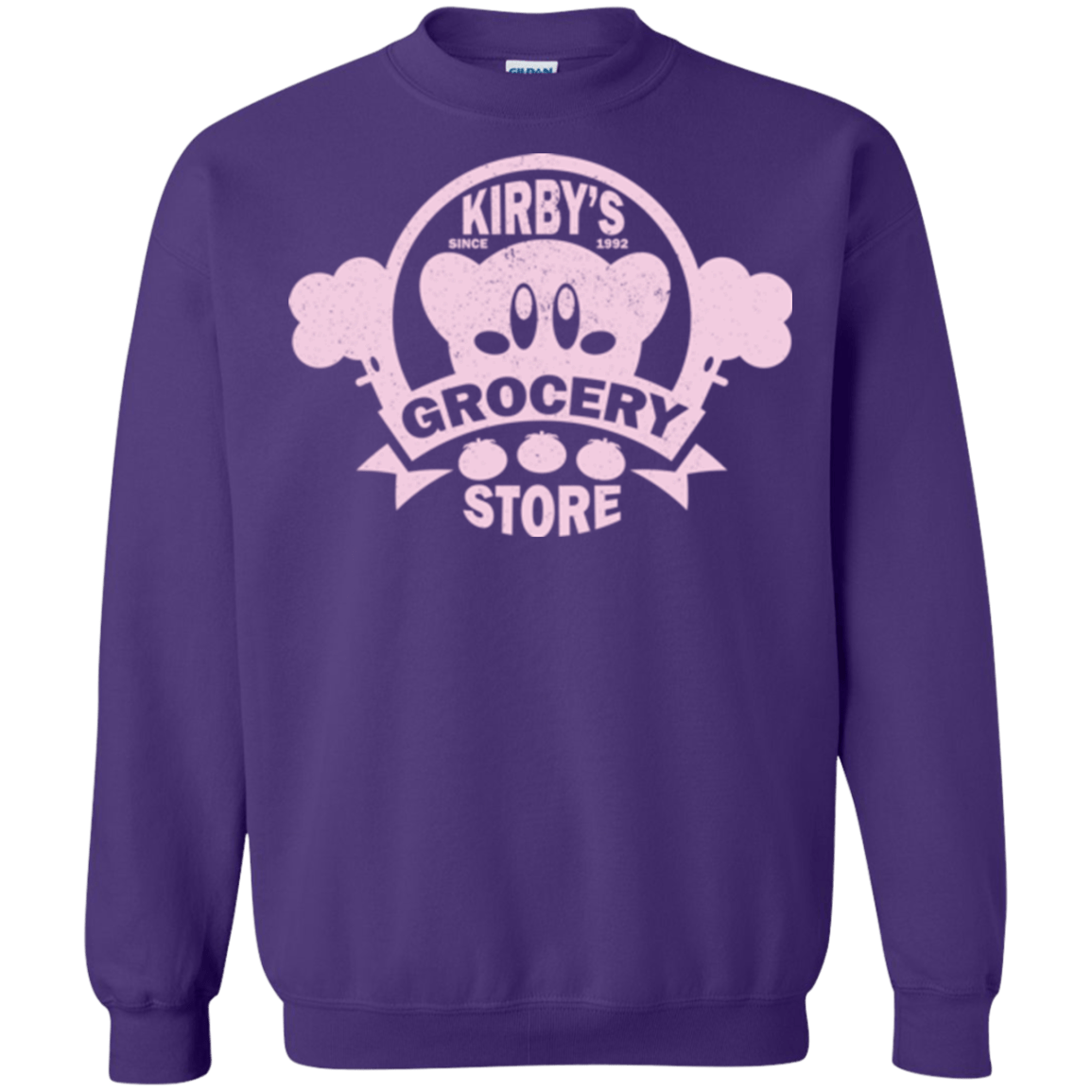 Sweatshirts Purple / Small Kirbys Grocery Store Crewneck Sweatshirt
