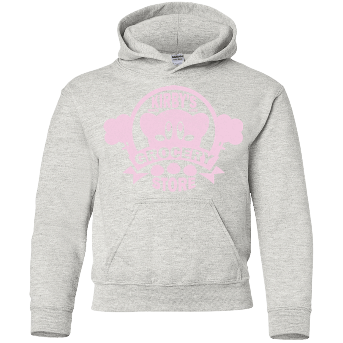 Sweatshirts Ash / YS Kirbys Grocery Store Youth Hoodie