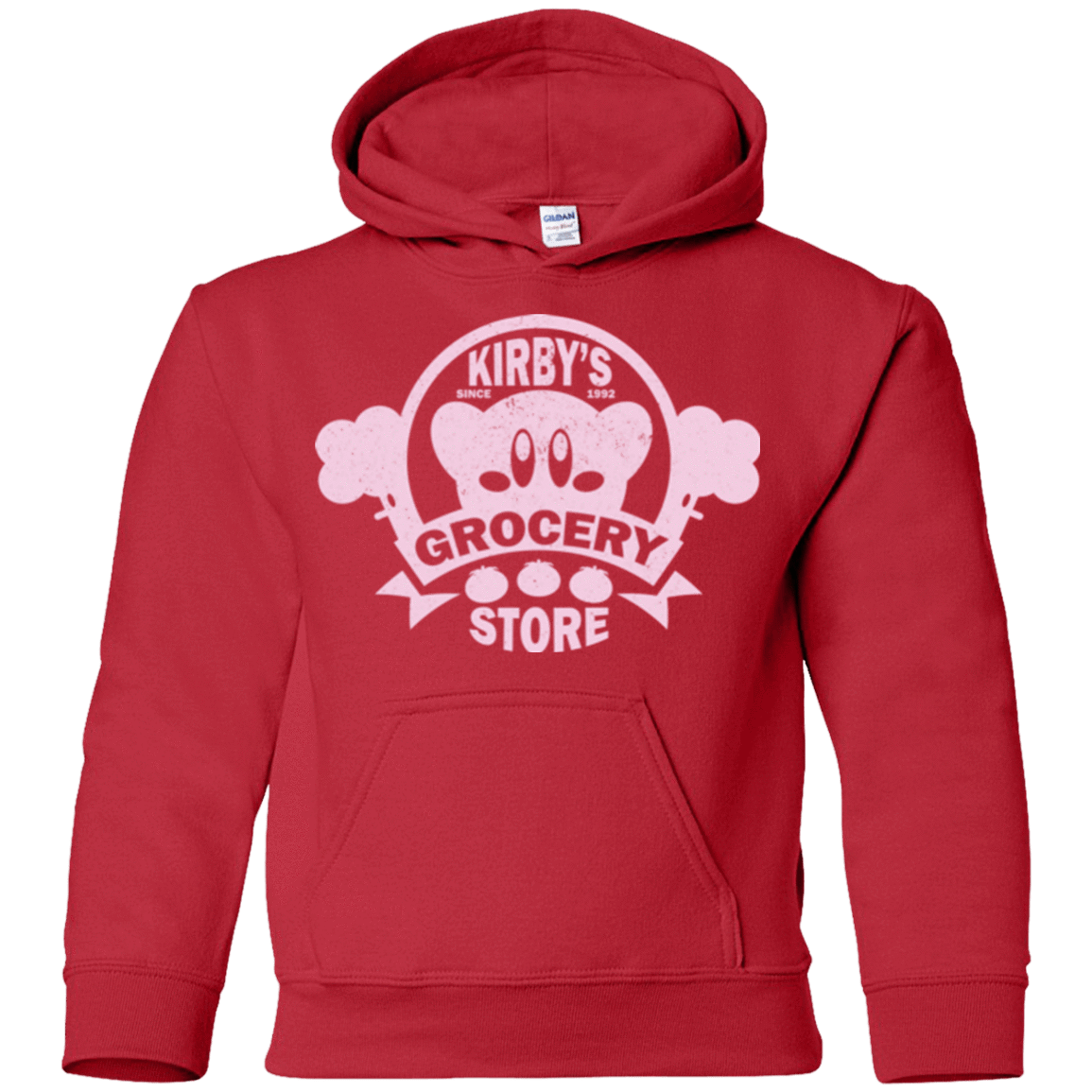 Sweatshirts Red / YS Kirbys Grocery Store Youth Hoodie