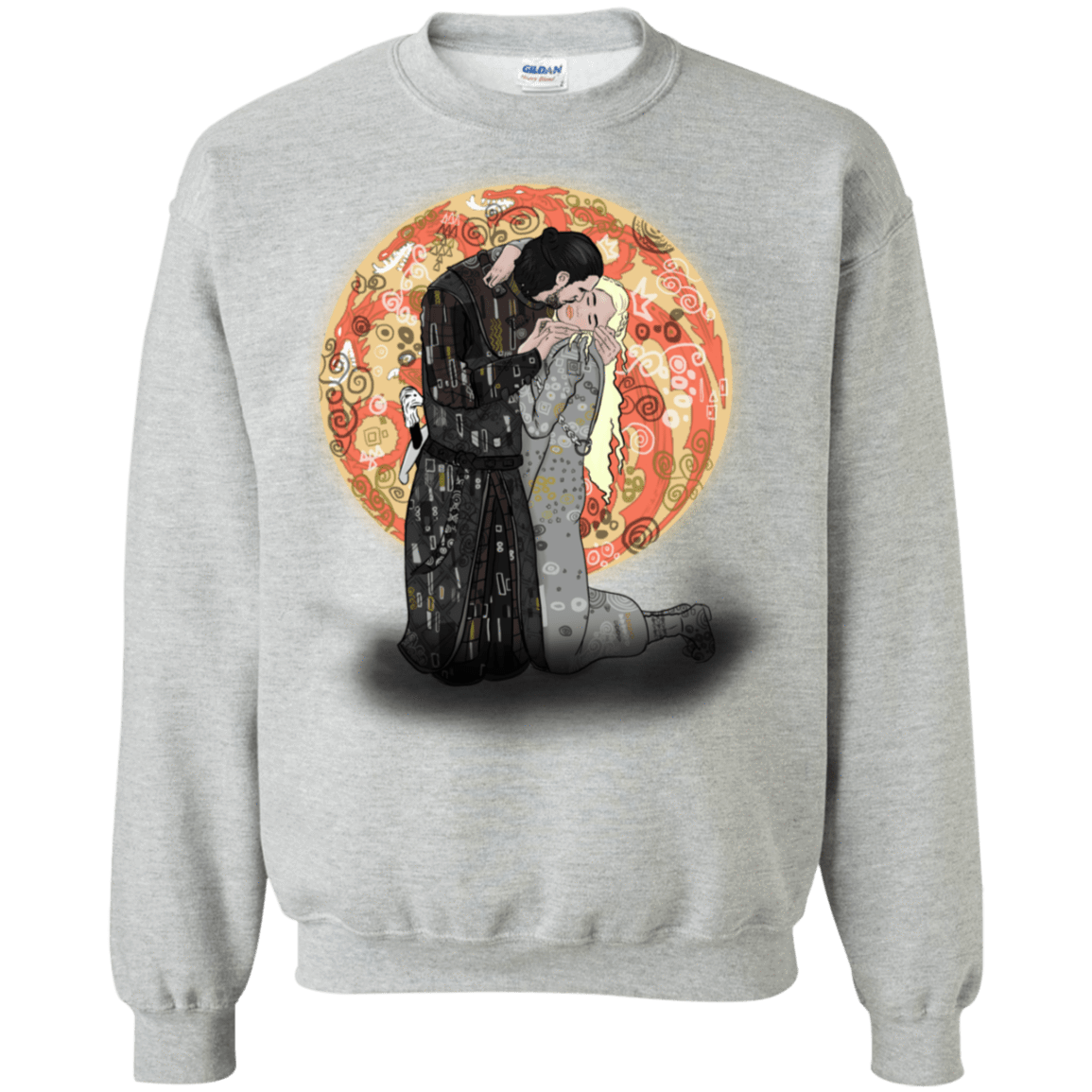 Sweatshirts Sport Grey / S Kiss Jon and Dany Crewneck Sweatshirt
