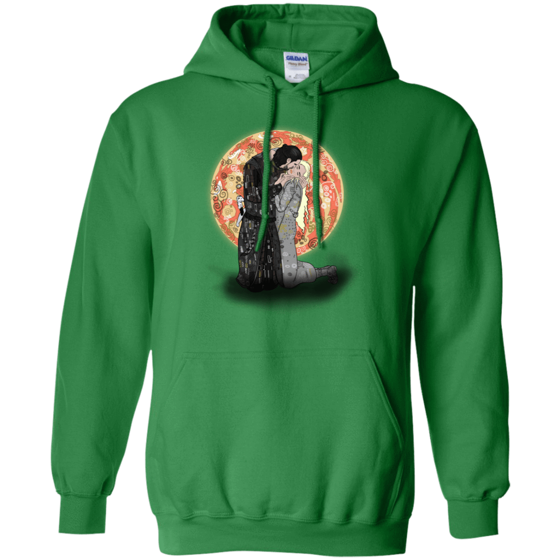 Sweatshirts Irish Green / S Kiss Jon and Dany Pullover Hoodie