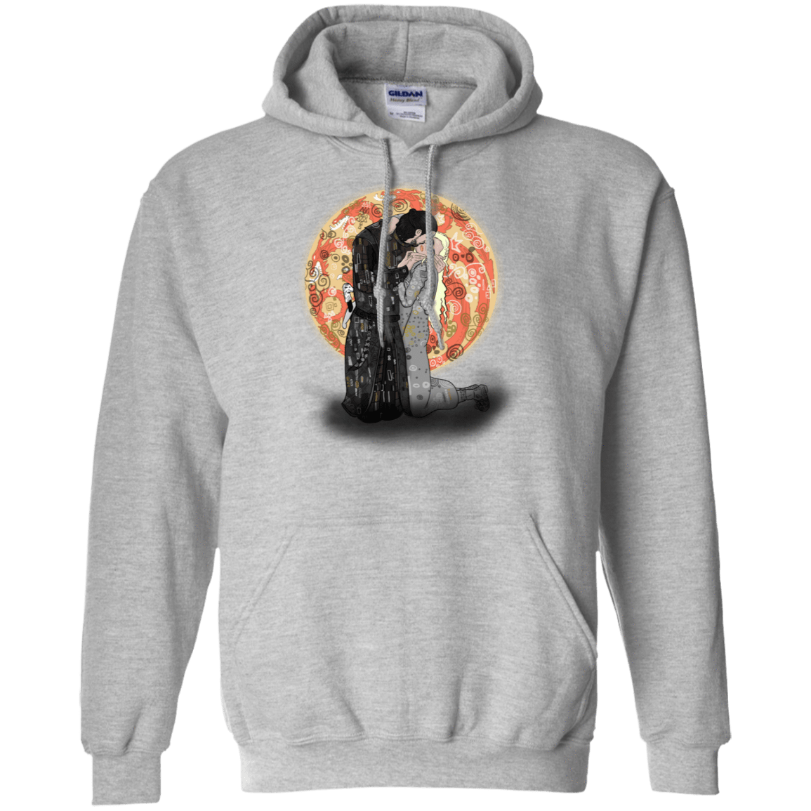 Sweatshirts Sport Grey / S Kiss Jon and Dany Pullover Hoodie