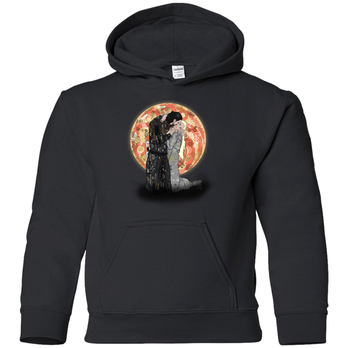Sweatshirts Black / YS Kiss Jon and Dany Youth Hoodie