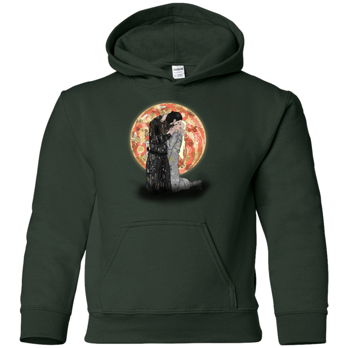 Sweatshirts Forest Green / YS Kiss Jon and Dany Youth Hoodie