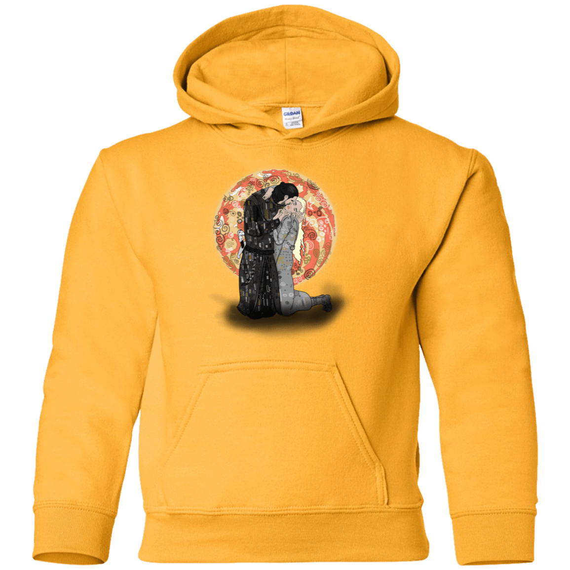 Sweatshirts Gold / YS Kiss Jon and Dany Youth Hoodie