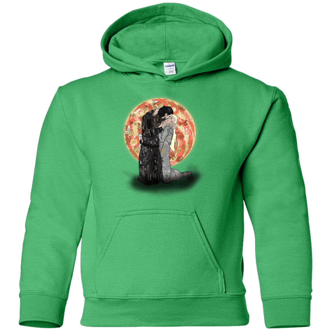 Sweatshirts Irish Green / YS Kiss Jon and Dany Youth Hoodie