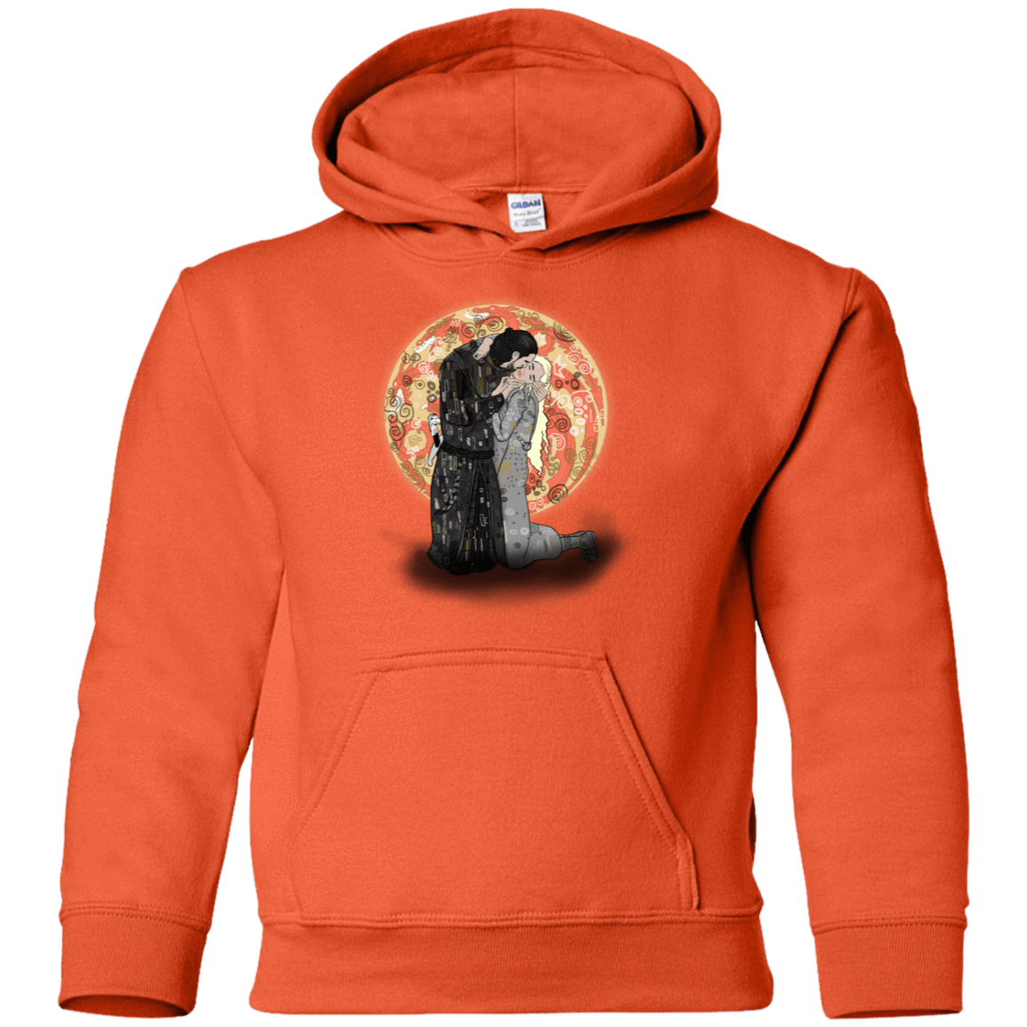 Sweatshirts Orange / YS Kiss Jon and Dany Youth Hoodie