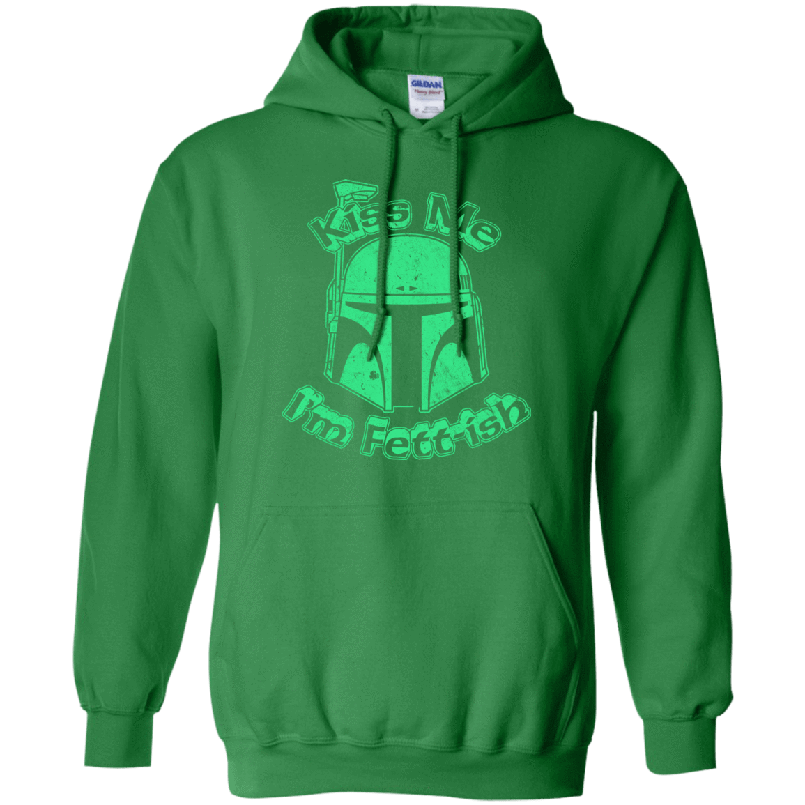 Sweatshirts Irish Green / Small Kiss Me Im Fettish Pullover Hoodie