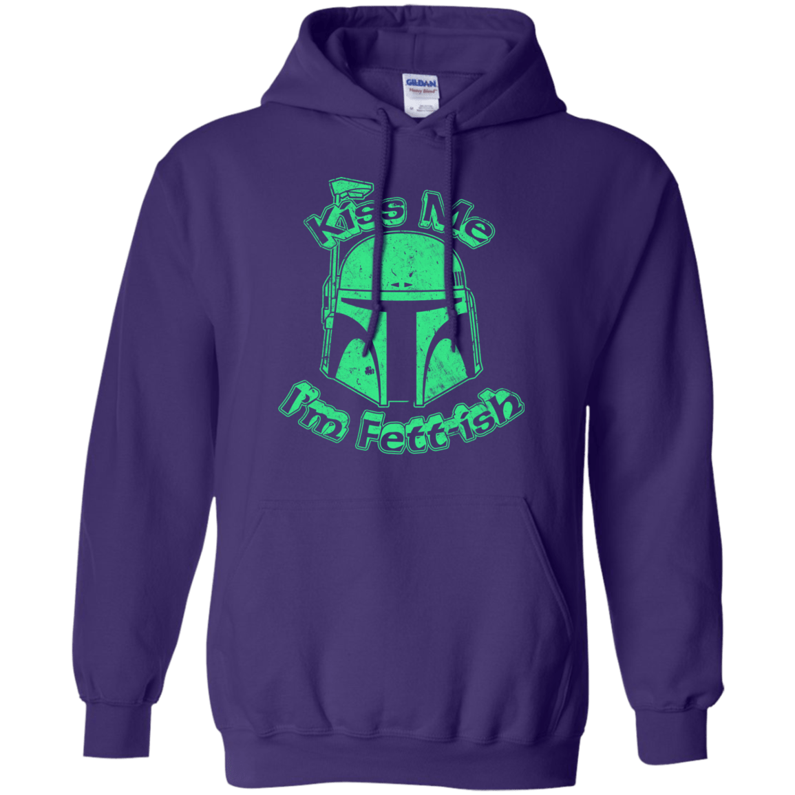 Sweatshirts Purple / Small Kiss Me Im Fettish Pullover Hoodie