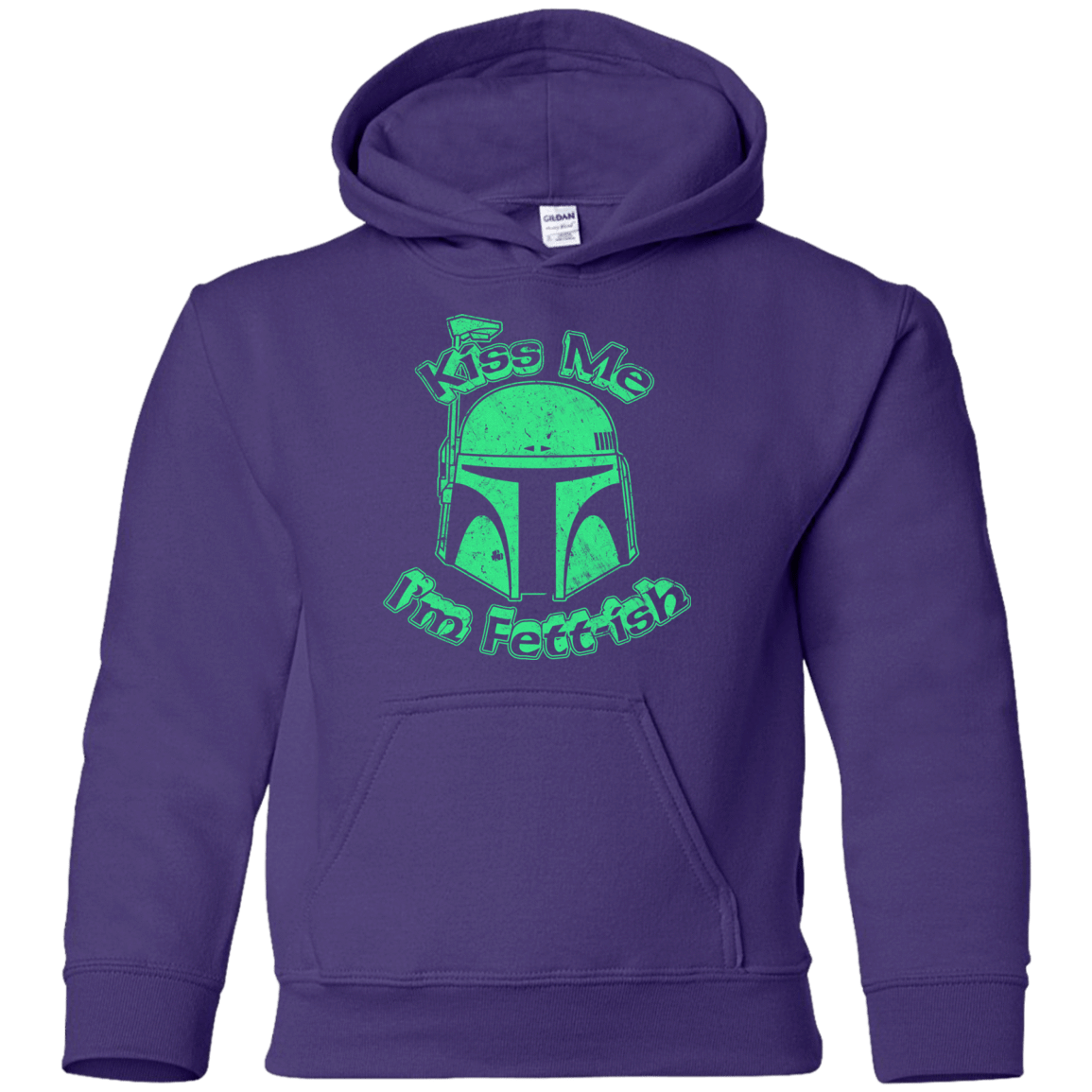 Sweatshirts Purple / YS Kiss Me Im Fettish Youth Hoodie