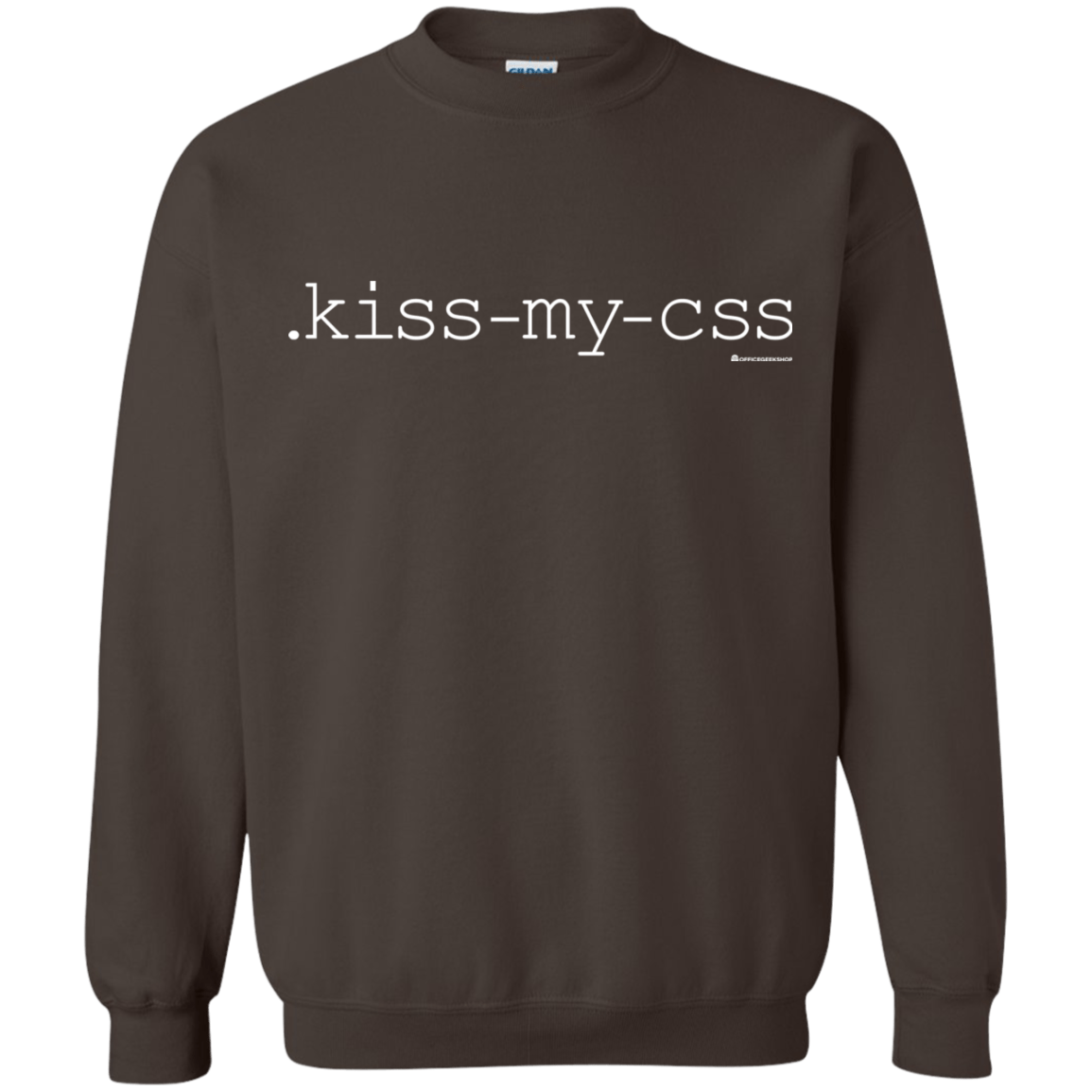 Sweatshirts Dark Chocolate / Small Kiss My CSS Crewneck Sweatshirt