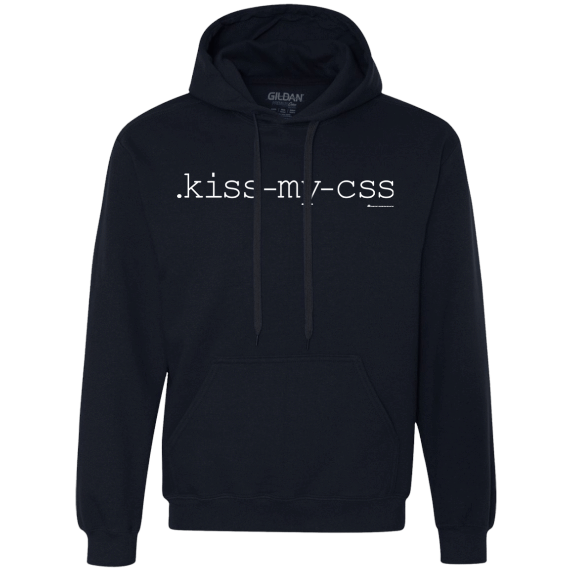 Sweatshirts Navy / Small Kiss My CSS Premium Fleece Hoodie