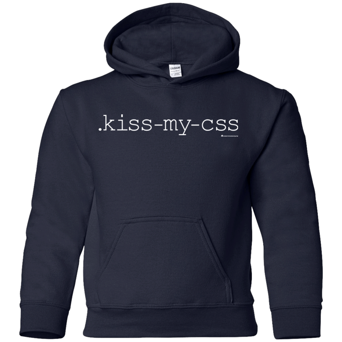 Sweatshirts Navy / YS Kiss My CSS Youth Hoodie