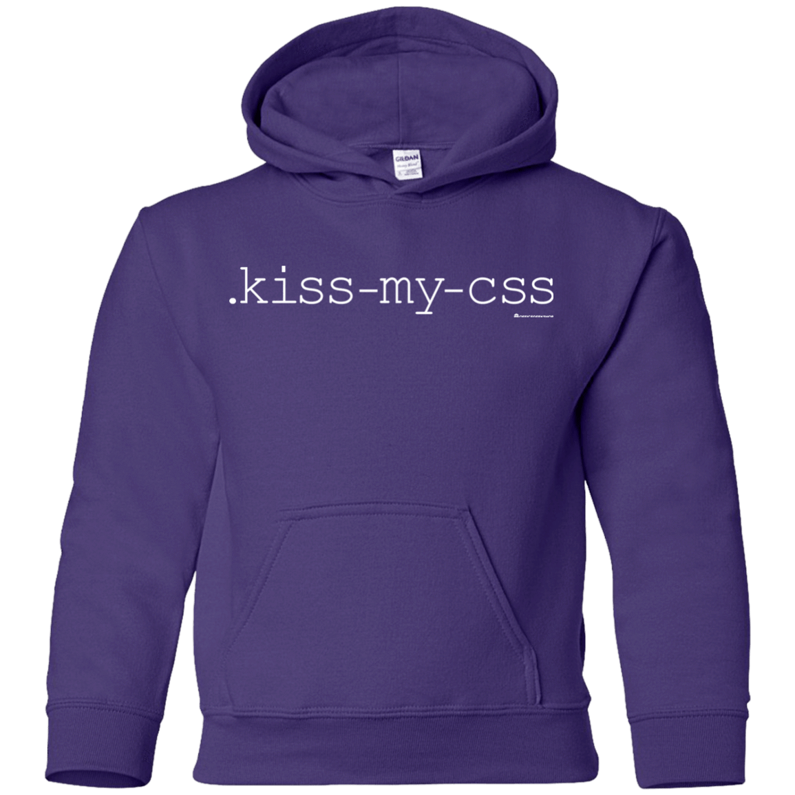 Sweatshirts Purple / YS Kiss My CSS Youth Hoodie