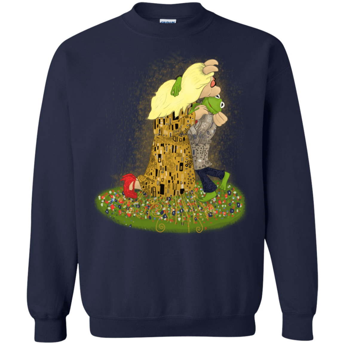 Sweatshirts Navy / S Kiss of Muppets Crewneck Sweatshirt