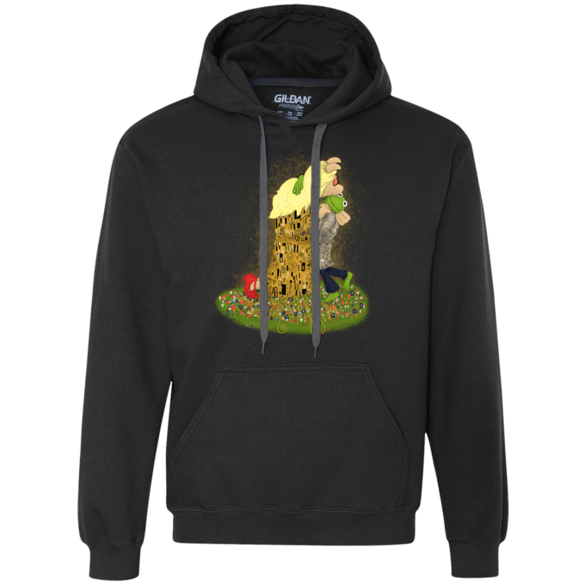 Sweatshirts Black / S Kiss of Muppets Premium Fleece Hoodie