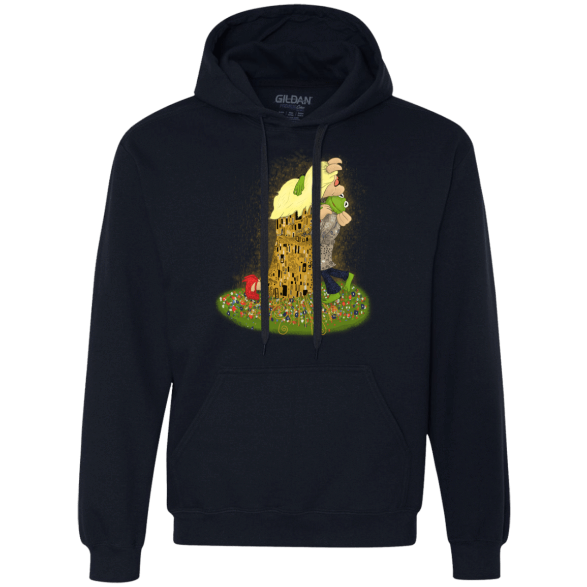 Sweatshirts Navy / S Kiss of Muppets Premium Fleece Hoodie