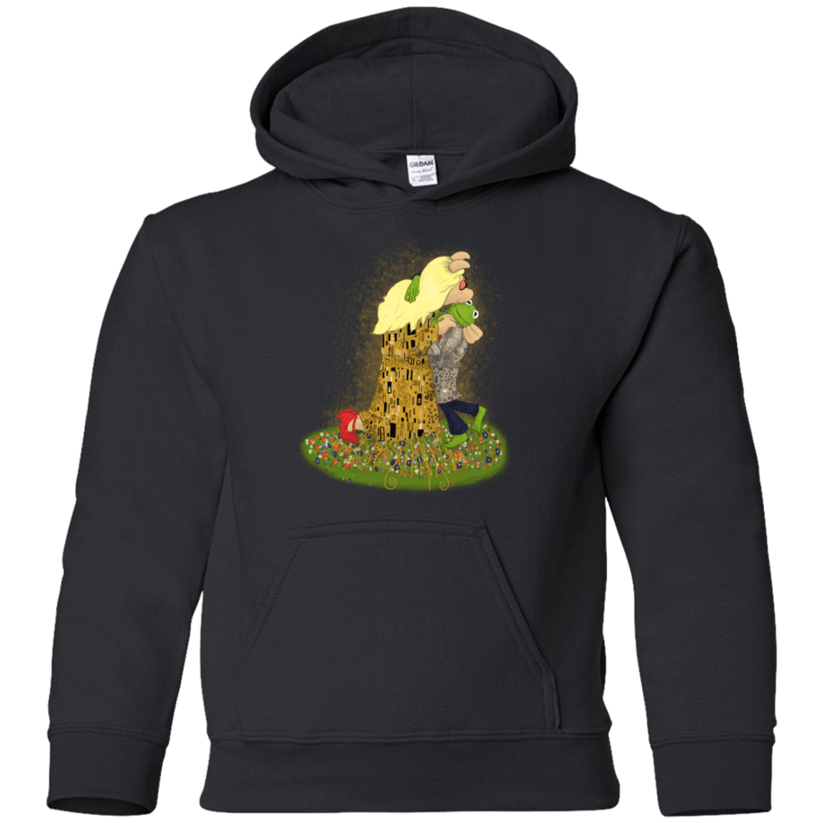 Sweatshirts Black / YS Kiss of Muppets Youth Hoodie