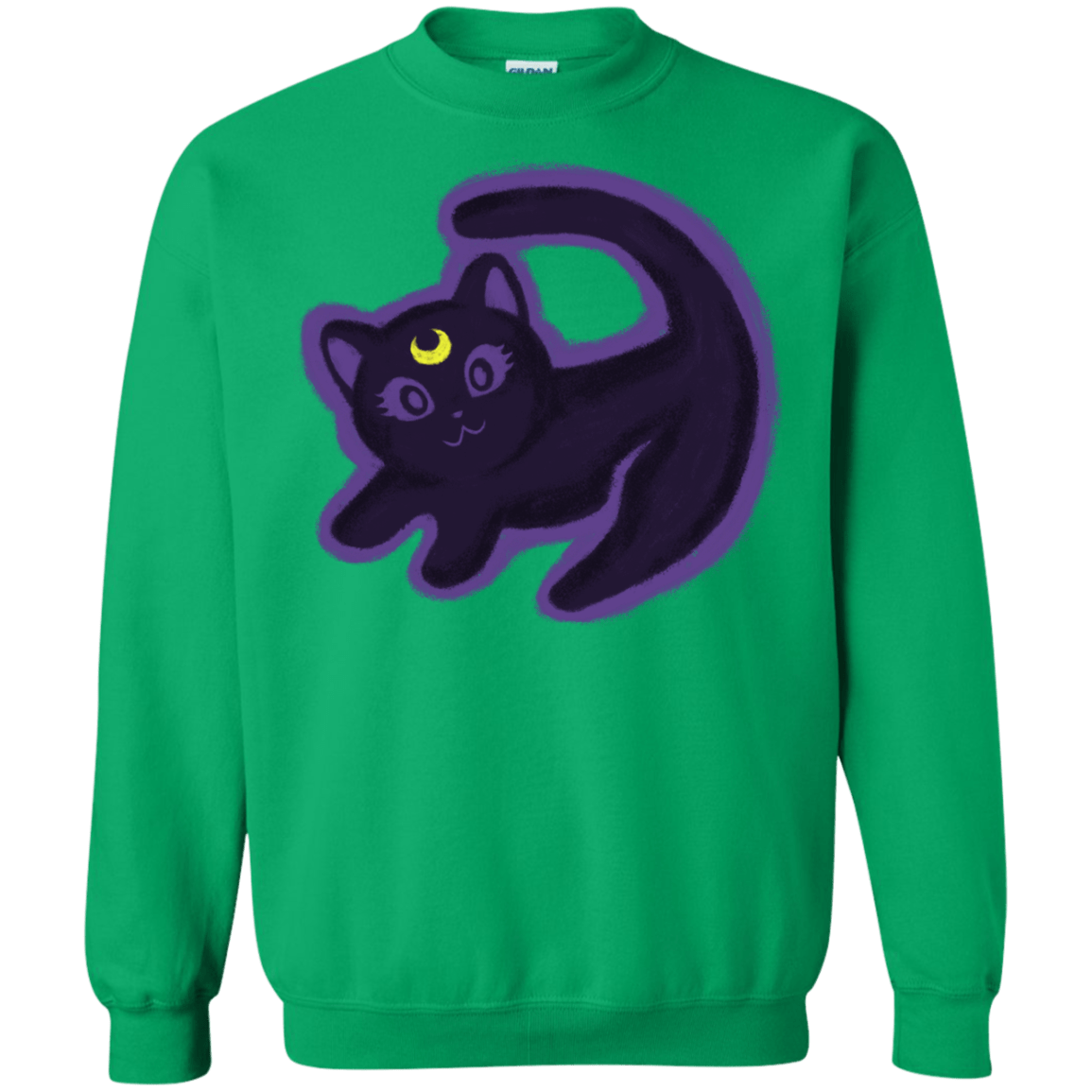 Sweatshirts Irish Green / S Kitty Queen Crewneck Sweatshirt