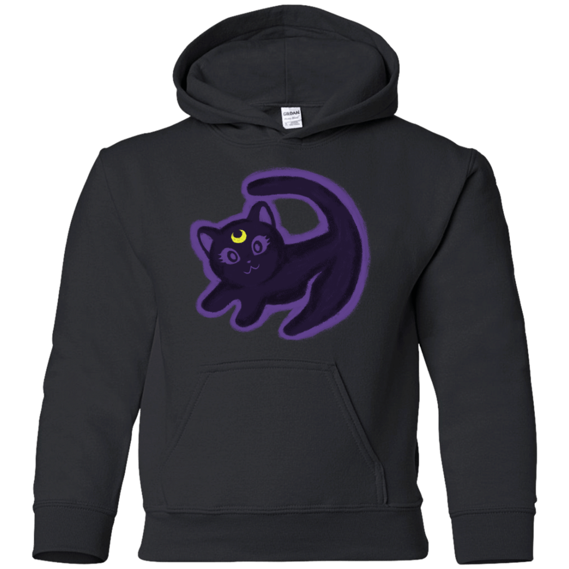 Sweatshirts Black / YS Kitty Queen Youth Hoodie