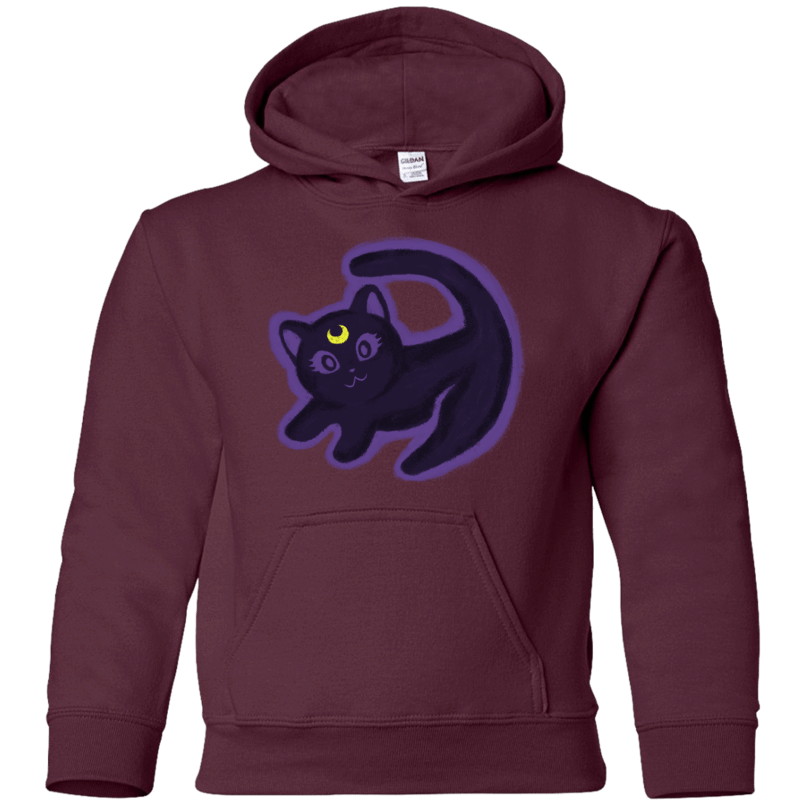 Sweatshirts Maroon / YS Kitty Queen Youth Hoodie