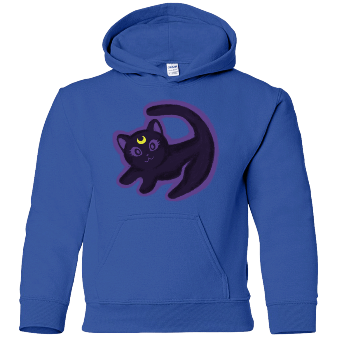Sweatshirts Royal / YS Kitty Queen Youth Hoodie