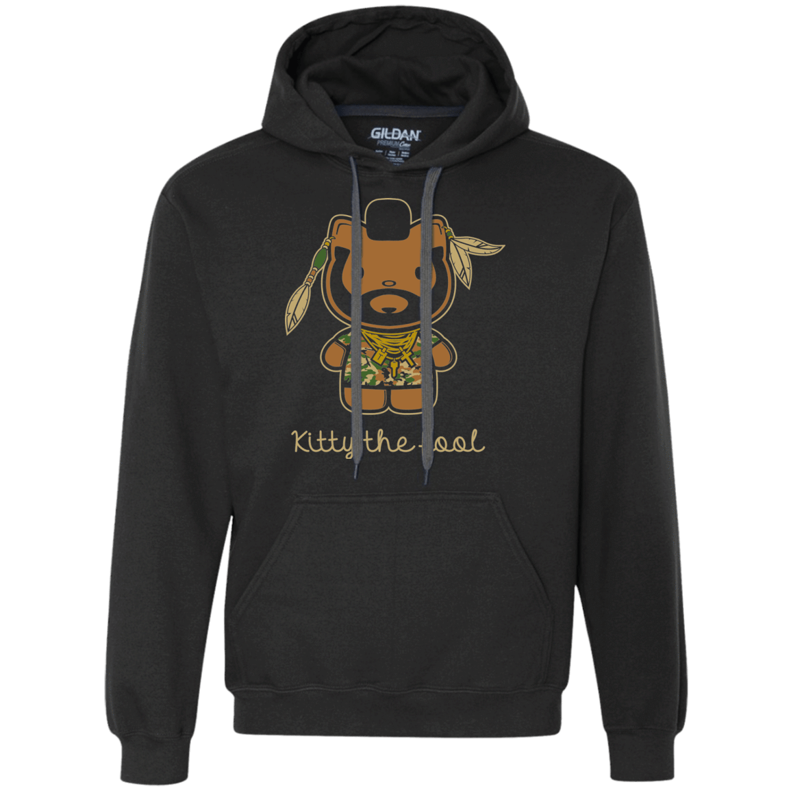 Sweatshirts Black / Small Kitty the Fool Premium Fleece Hoodie