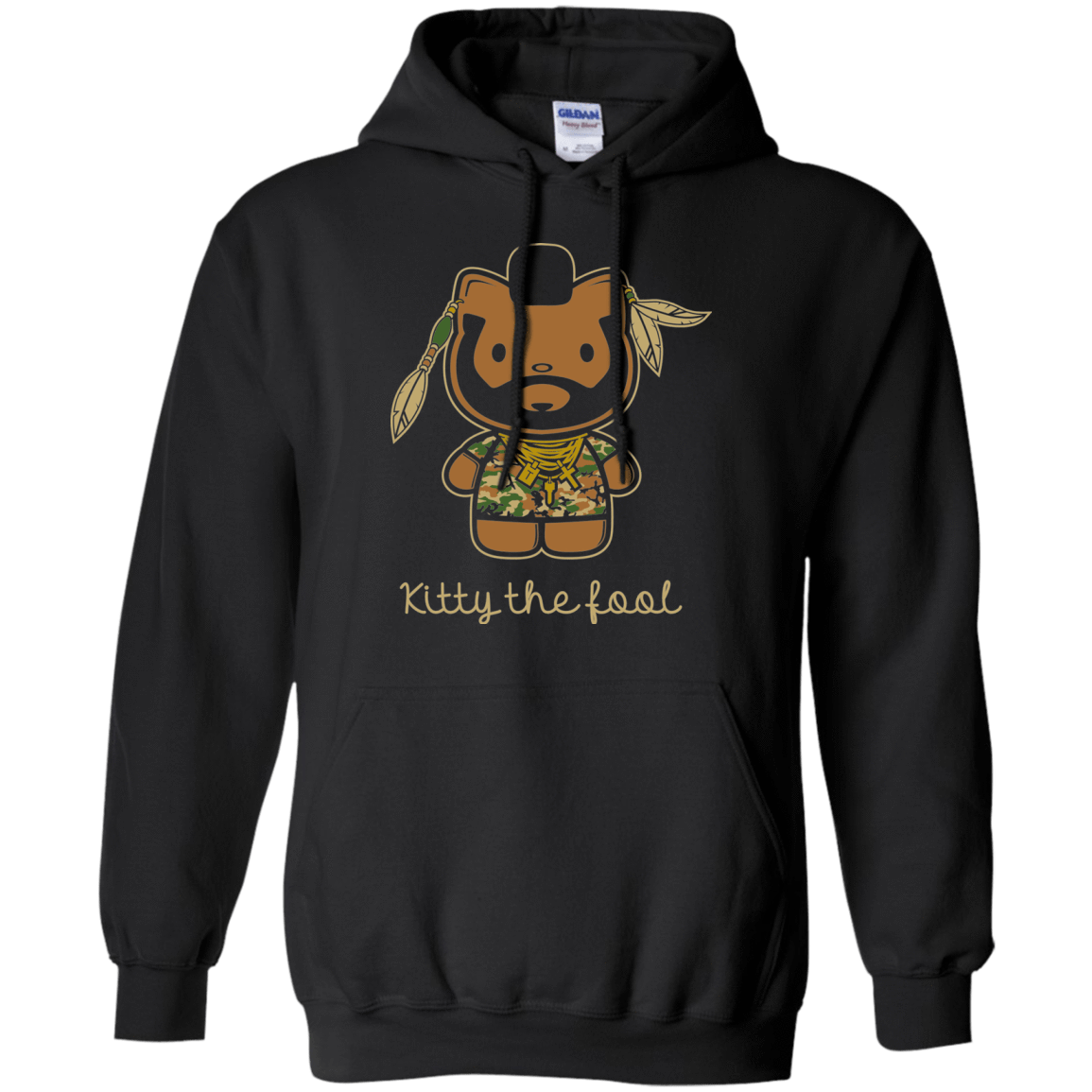 Sweatshirts Black / Small Kitty the Fool Pullover Hoodie
