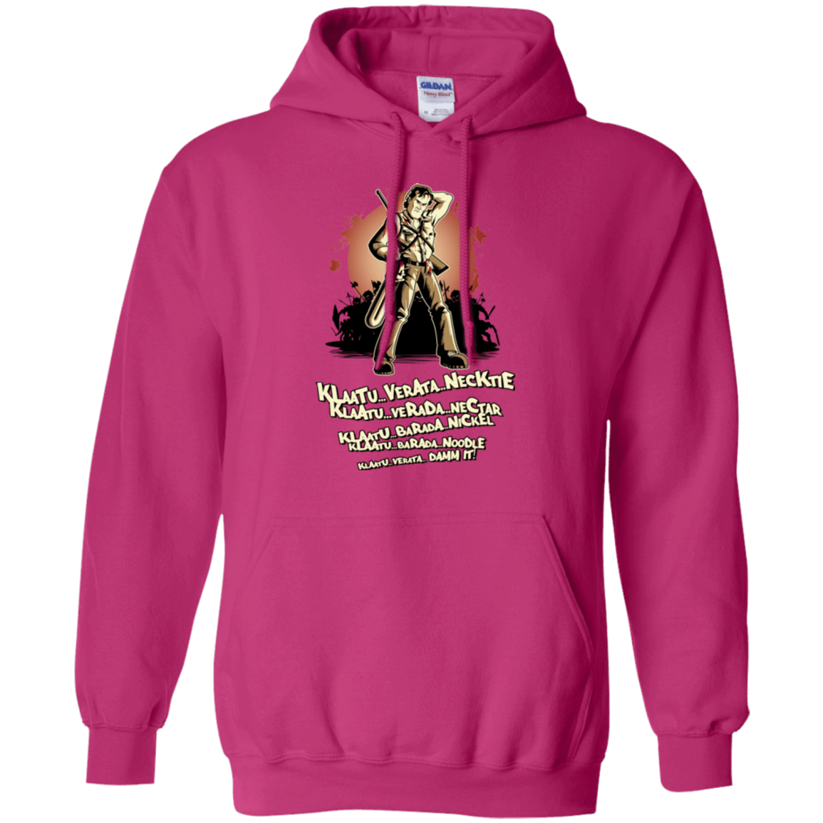 Sweatshirts Heliconia / Small Klaatu Barada Nikto Pullover Hoodie