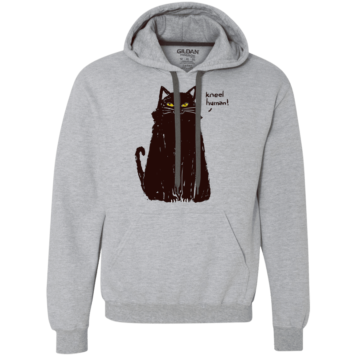Sweatshirts Sport Grey / S Kneel Human! Premium Fleece Hoodie