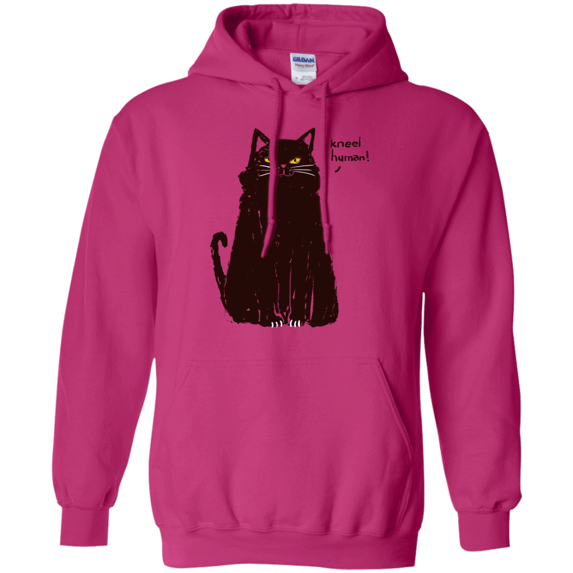 Sweatshirts Heliconia / S Kneel Human! Pullover Hoodie