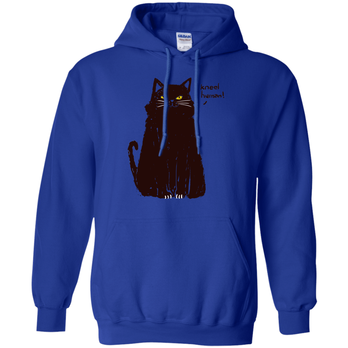 Sweatshirts Royal / S Kneel Human! Pullover Hoodie