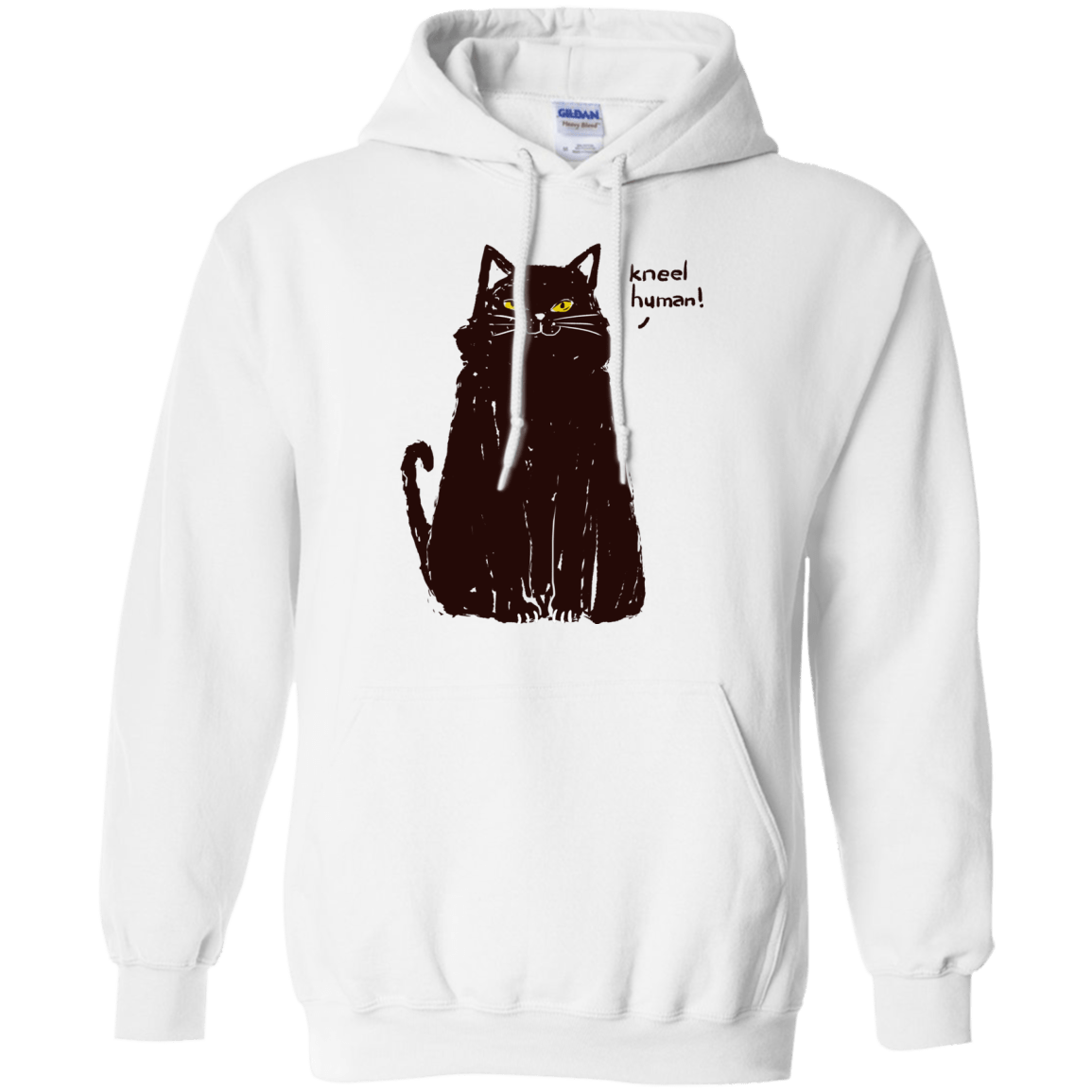 Sweatshirts White / S Kneel Human! Pullover Hoodie