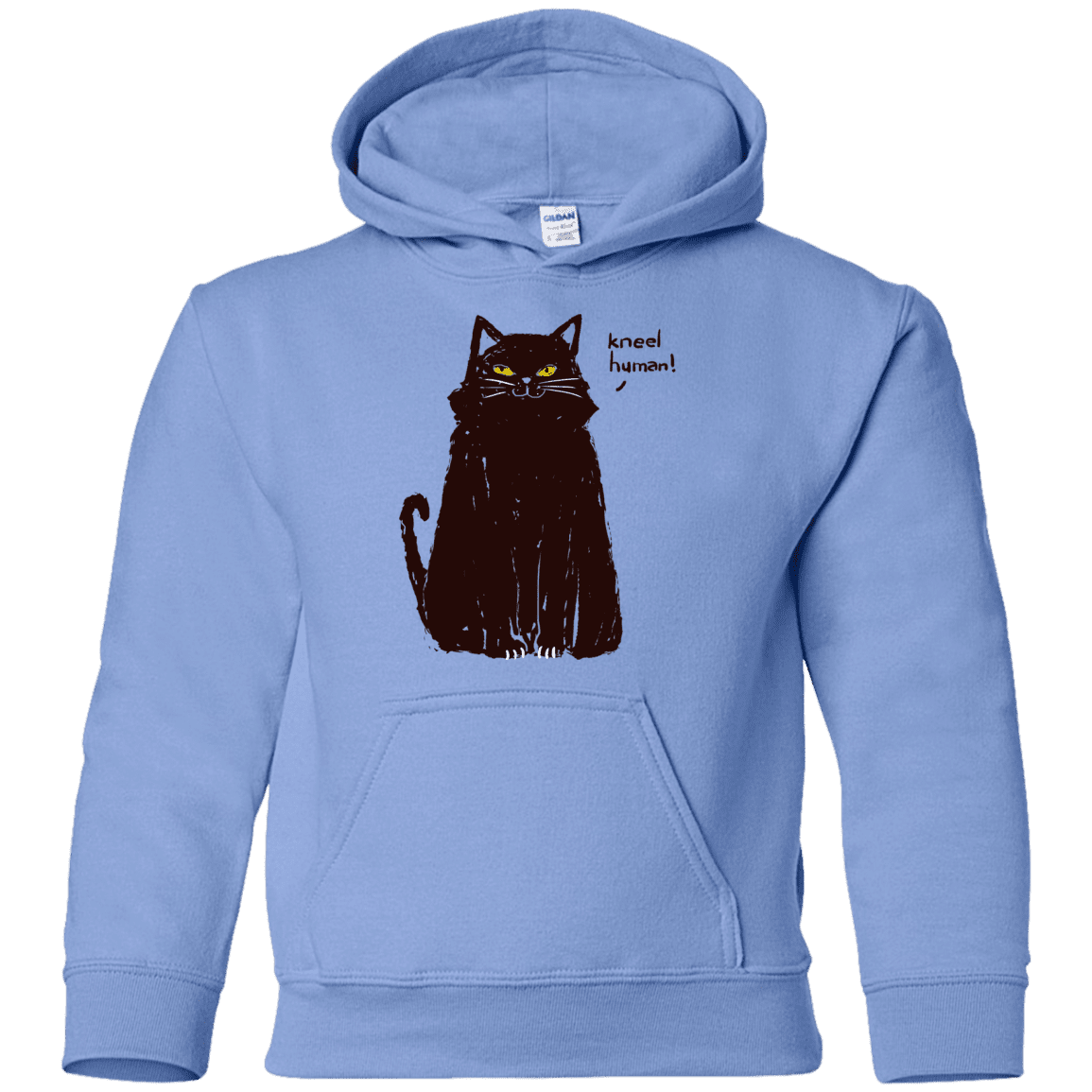 Sweatshirts Carolina Blue / YS Kneel Human! Youth Hoodie