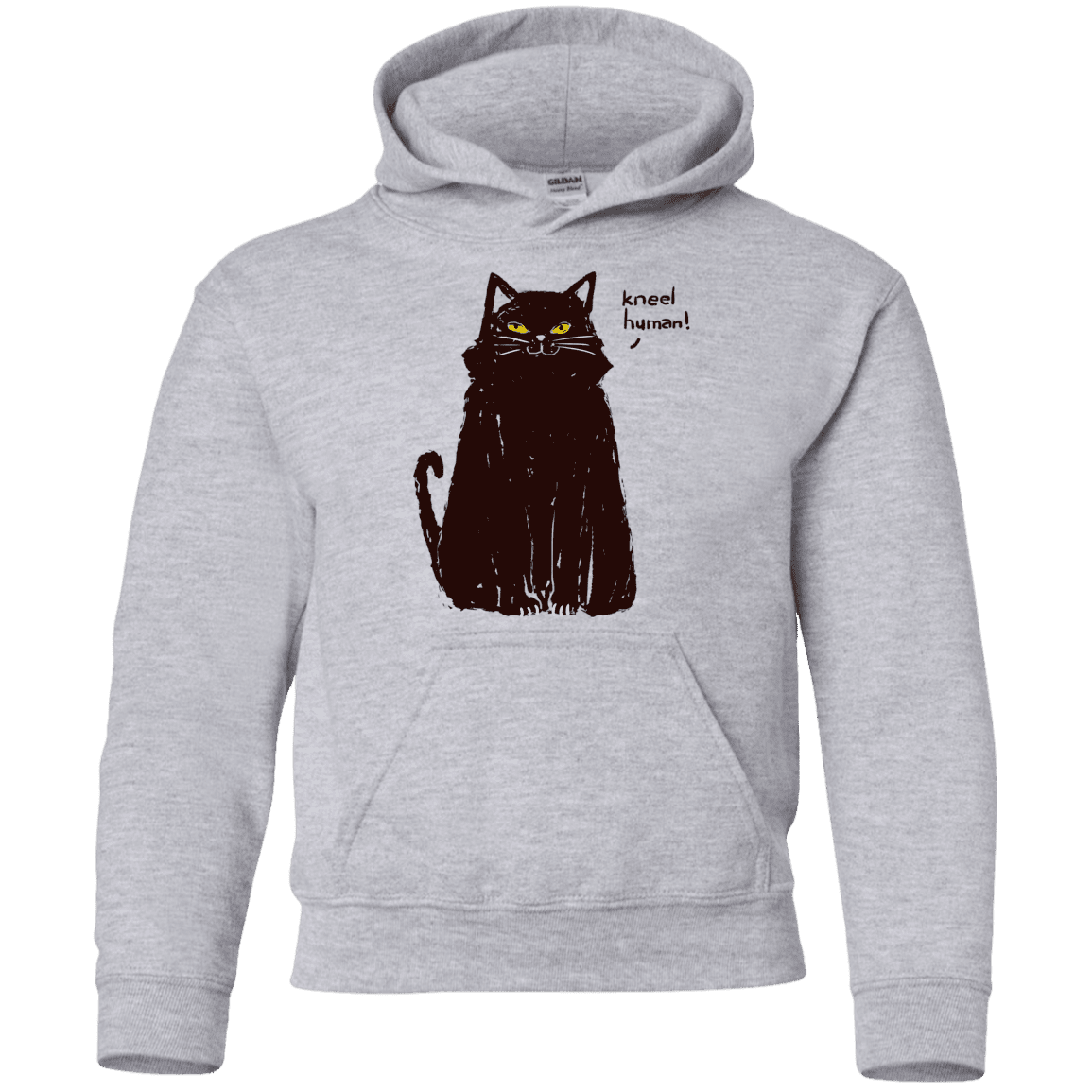 Sweatshirts Sport Grey / YS Kneel Human! Youth Hoodie