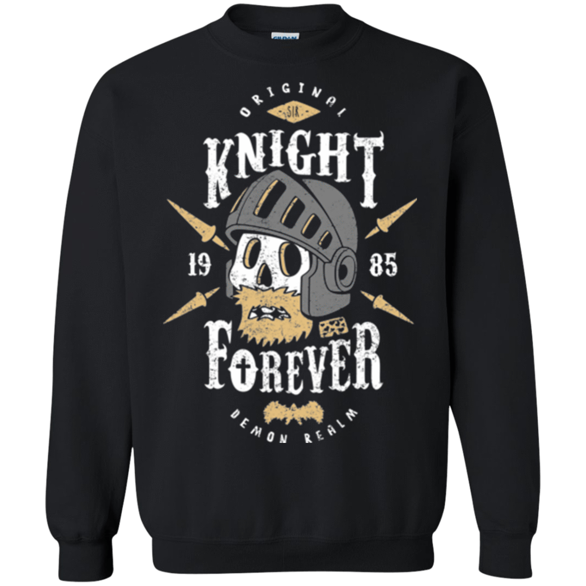 Sweatshirts Black / Small Knight Forever Crewneck Sweatshirt