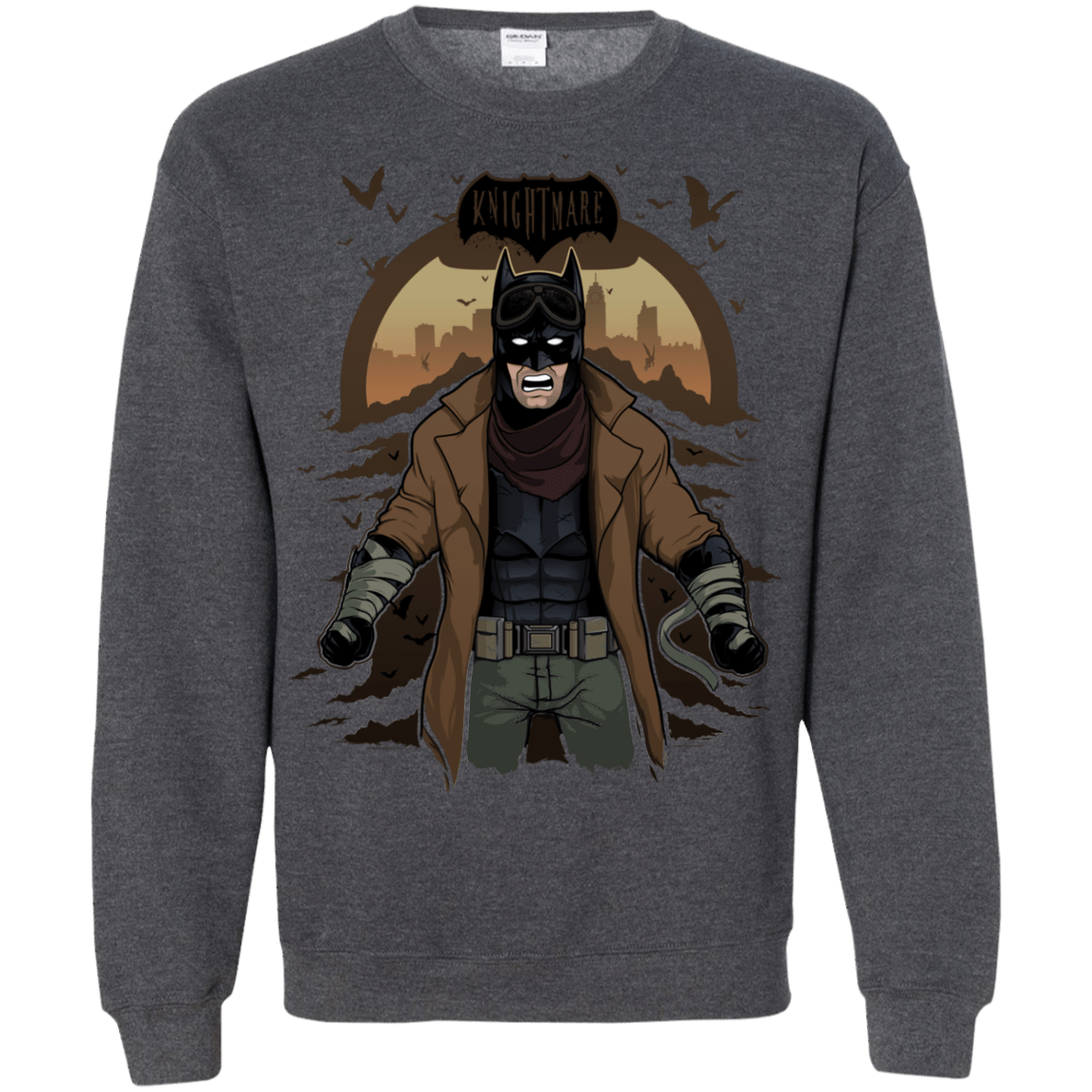Sweatshirts Dark Heather / Small Knightmare Crewneck Sweatshirt