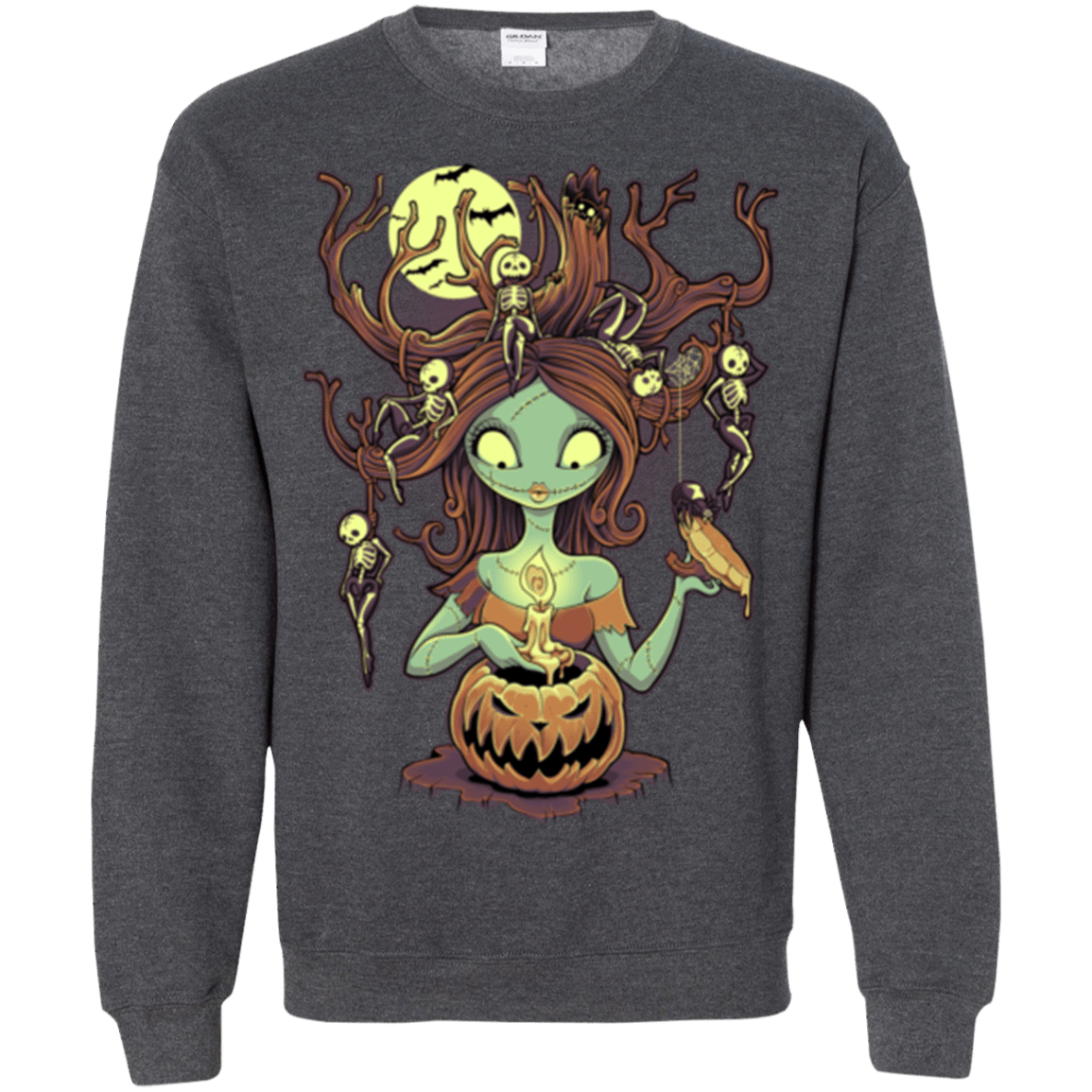 Sweatshirts Dark Heather / Small Knotty Nightmare Crewneck Sweatshirt