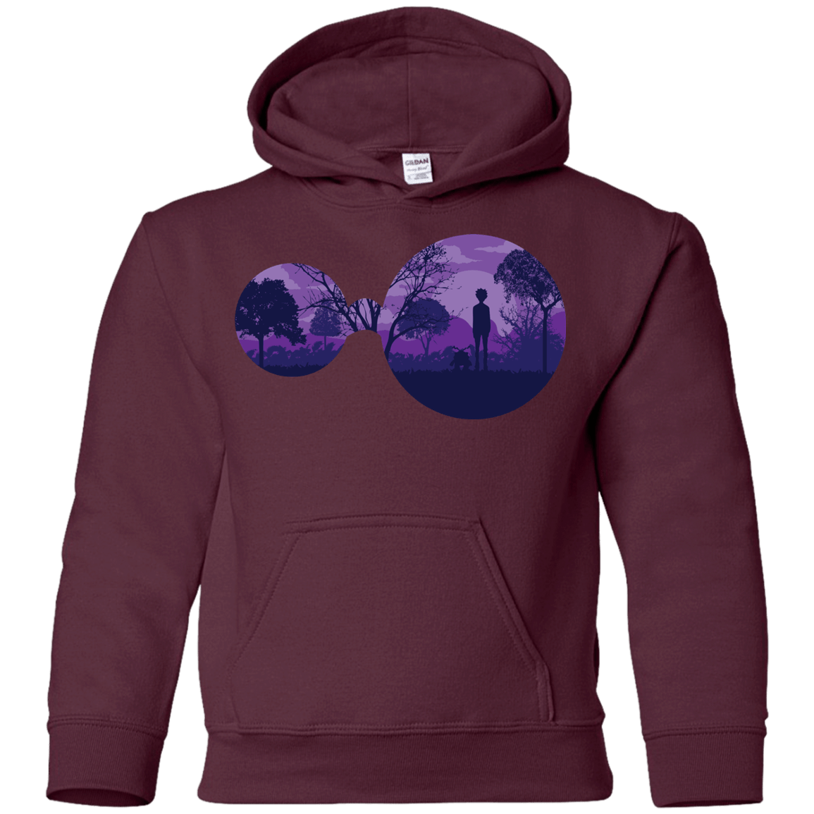 Sweatshirts Maroon / YS Knowledge Youth Hoodie