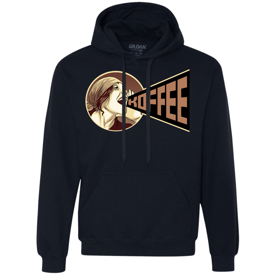 Sweatshirts Navy / S Koffee Premium Fleece Hoodie