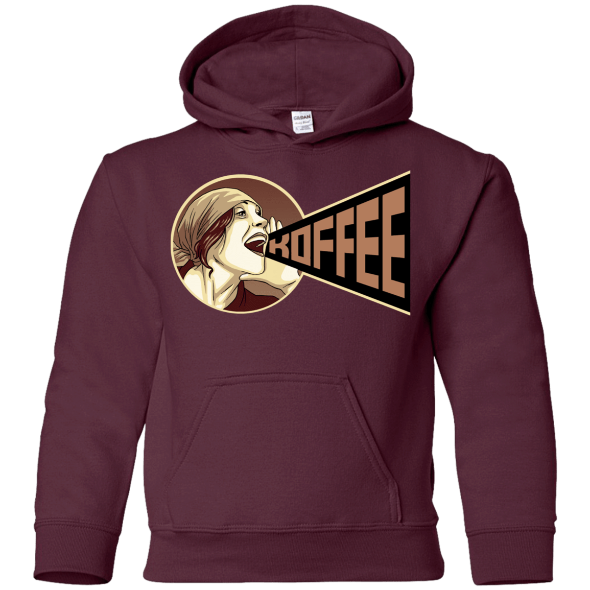 Sweatshirts Maroon / YS Koffee Youth Hoodie