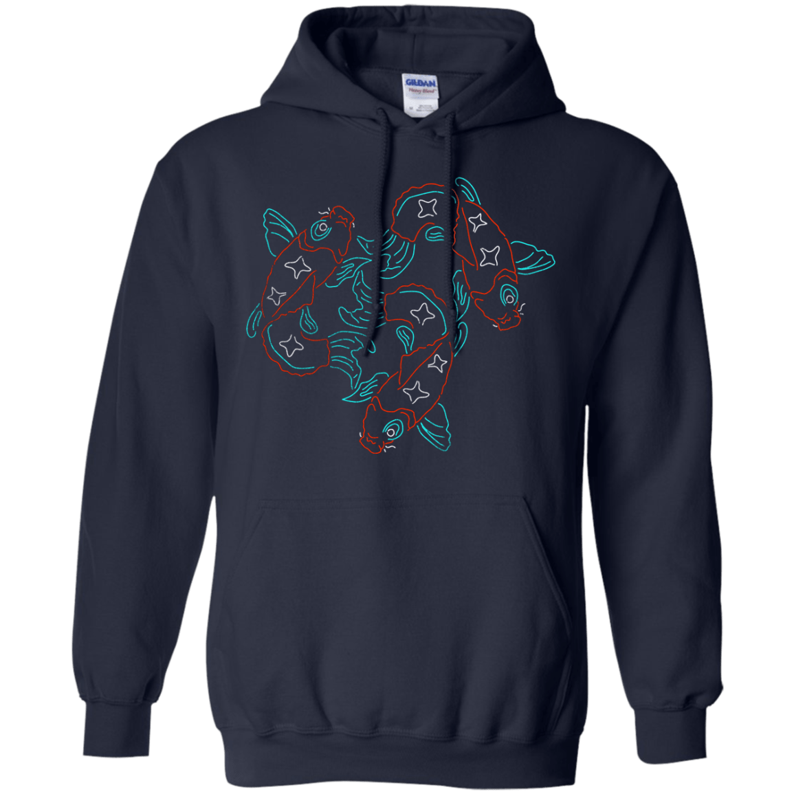 Sweatshirts Navy / S Koi Koi Pullover Hoodie
